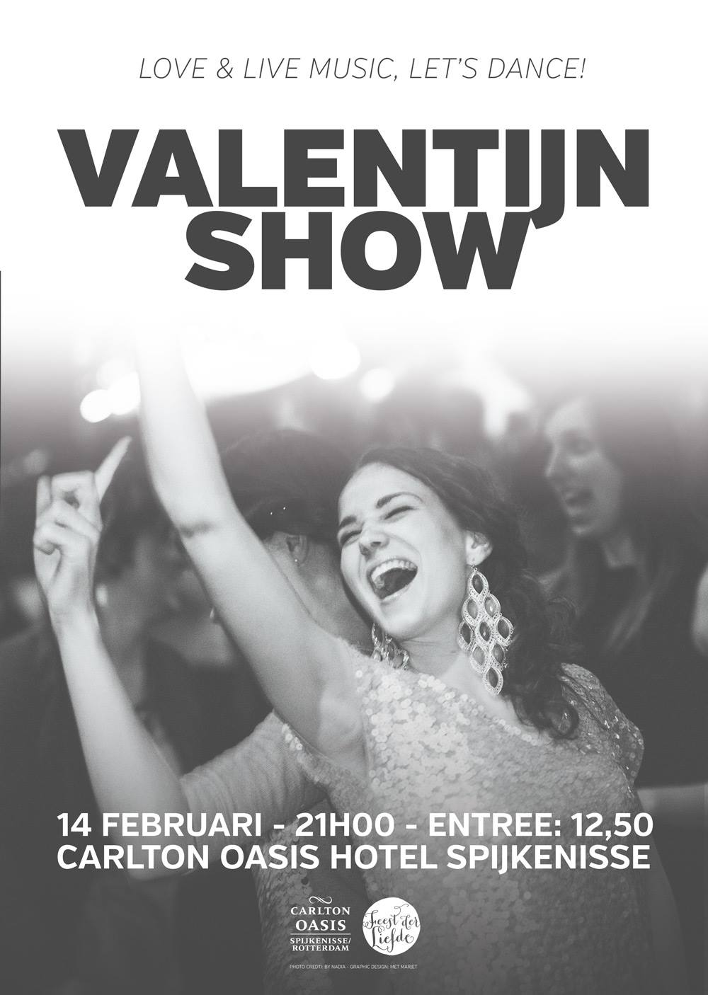Feest der Liefde Valentijn Show Editie 3 2015 Poster